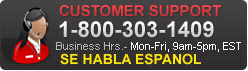 Customer Support 1-800-303-1409