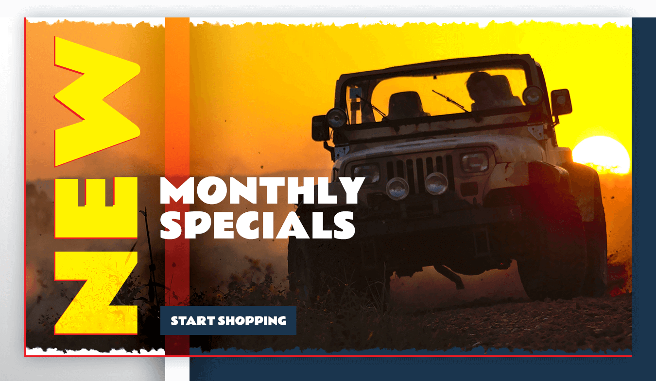 Monthly Specials - Start Shopping