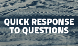 quick response to questions
