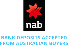 Bank Deposits accepted from Australian Buyers