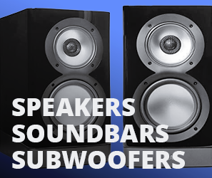 Speakers Soundbars Subwoofers