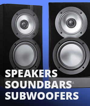 Speakers Soundbars Subwoofers