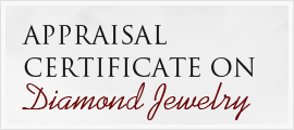 appraisal certificate on