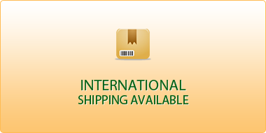 International Shipping available
