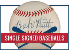 Single Signed Baseballs