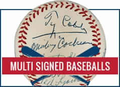Multi Signed Baseballs