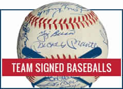 Team Signed Baseballs